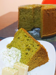 抹茶シフォンケーキ-レシピのメイン写真