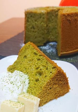 抹茶シフォンケーキ-レシピのメイン写真
