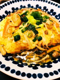 おからハンバーグのきのこあんかけ☆-レシピのメイン写真