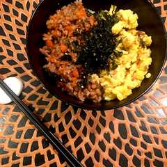 納豆そぼろ丼♪ 時短で簡単！-レシピのメイン写真