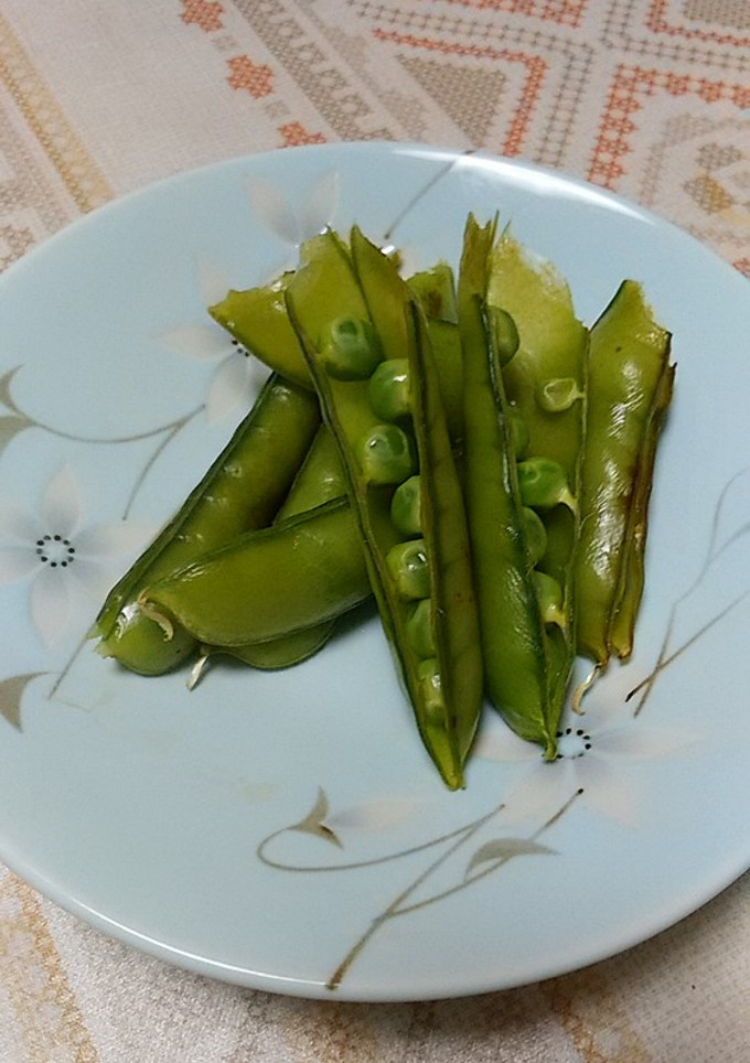 さやえんどうの丸ごと焼き-レシピのメイン写真