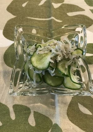 胡瓜とジャコの酢の物-レシピのメイン写真