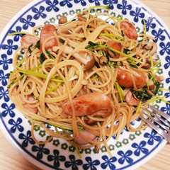 豆苗を使って♪和風パスタ-レシピのメイン写真