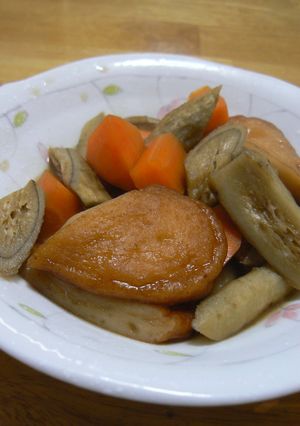 さつま揚げとごぼうとにんじんの煮物-レシピのメイン写真