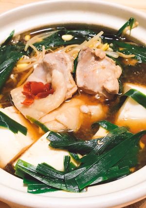もつ煮込み風鶏鍋 節約4種縛り-レシピのメイン写真