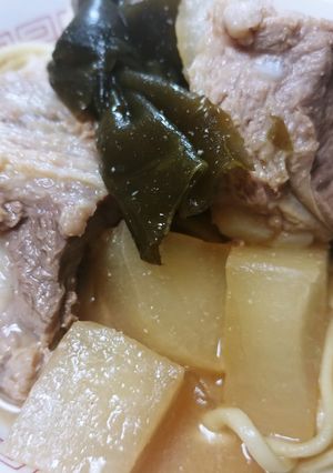 ソーキそば味噌味-レシピのメイン写真