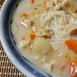残り物のシチューで簡単 濃厚担々麺