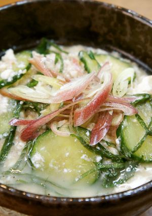 サバ缶で本格冷や汁-レシピのメイン写真