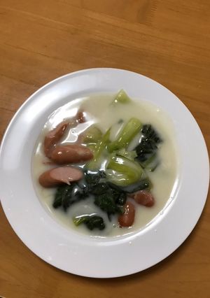チンゲン菜クリーム煮-レシピのメイン写真