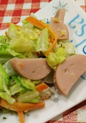 甘い♪簡単♪春キャベツの温サラダ-レシピのメイン写真