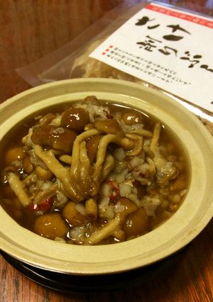 三面川の鮭ぶし蕎麦の実なめこ-レシピのメイン写真