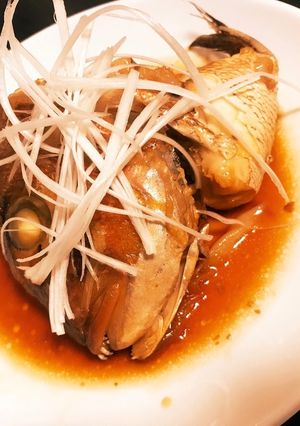 鯛の頭の煮付-レシピのメイン写真