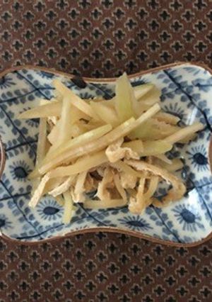 大根の皮と油揚げの炒め煮-レシピのメイン写真