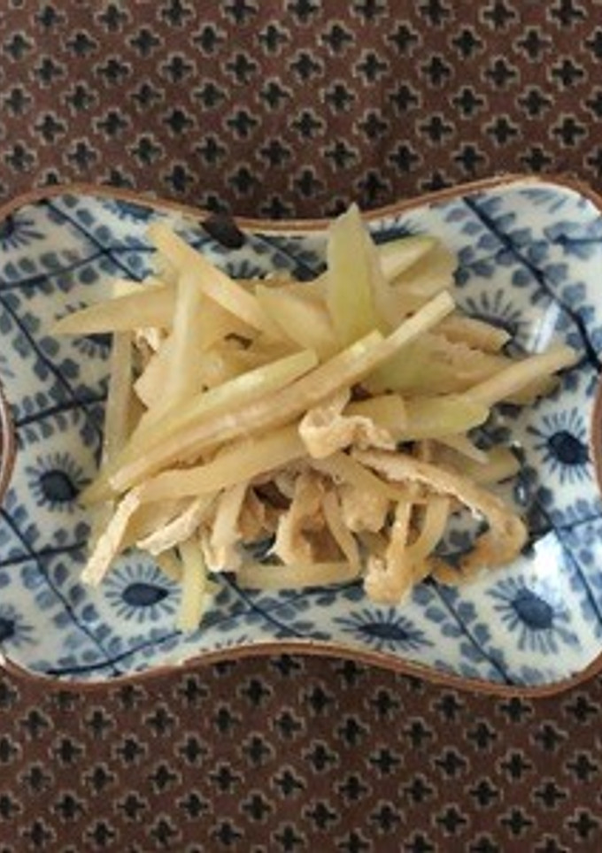 大根の皮と油揚げの炒め煮-レシピのメイン写真