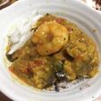簡単ラタトゥイユでエビカレー