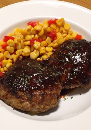 ハンバーグ-レシピのメイン写真