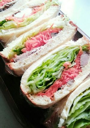 ボリューミークックサンド♬-レシピのメイン写真