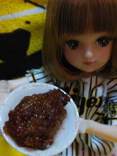 リカちゃんサイズ♡ゲン担ぎとんかつꕤ.゚-レシピのメイン写真