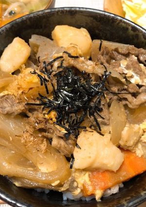 肉じゃが丼-レシピのメイン写真