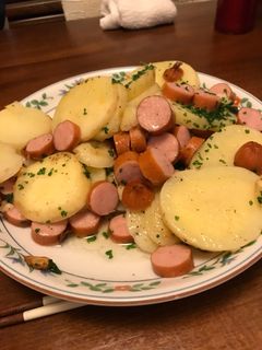 ソーセージとポテトのにんにく炒め-レシピのメイン写真