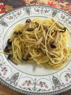 きのこのペペロンチーノ(透析食)-レシピのメイン写真