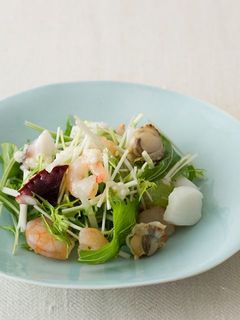 塩麹ドレッシングのシーフードサラダ-レシピのメイン写真