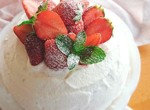 誕生日・クリスマスに☆簡単ドームケーキ。-レシピのメイン写真