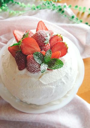 誕生日・クリスマスに☆簡単ドームケーキ。-レシピのメイン写真