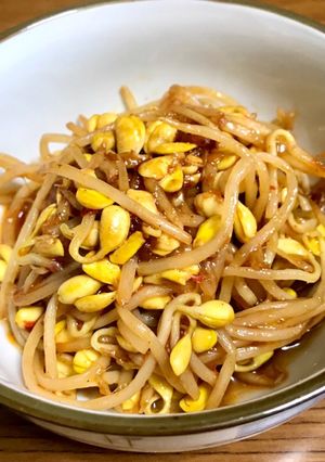 フライパンひとつ！やみつき大豆もやし炒め-レシピのメイン写真