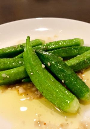 オクラのペペロンチーノ風味-レシピのメイン写真