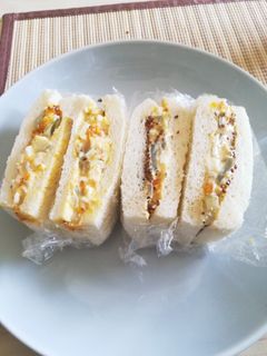 食感を楽しむ玉子サンド-レシピのメイン写真