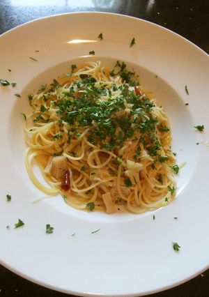 ホタテ缶のアーリオオーリオスパゲティ-レシピのメイン写真