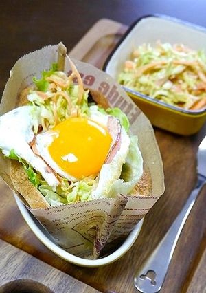 ワンパンサンド！ハムエッグサンドウィッチ-レシピのメイン写真