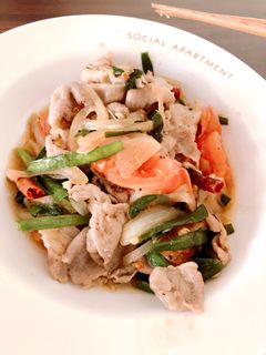 豚肉のエスニック炒め-レシピのメイン写真