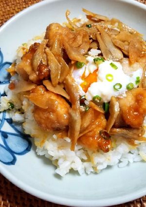 黄金比和風タレで✿鶏ごぼう丼-レシピのメイン写真