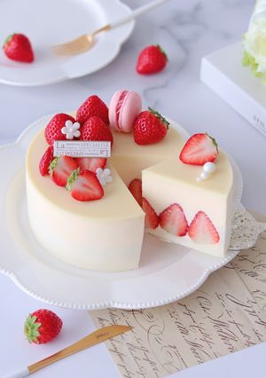ホワイトチーズムースケーキ♡-レシピのメイン写真