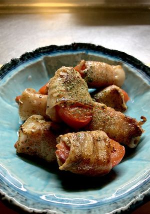 トマトの豚バラ巻き-レシピのメイン写真