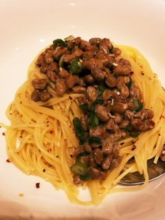 フライパン不要!簡単納豆パスタ(覚書)-レシピのメイン写真