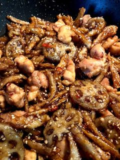 牛蒡と鶏肉の甘辛炒め-レシピのメイン写真