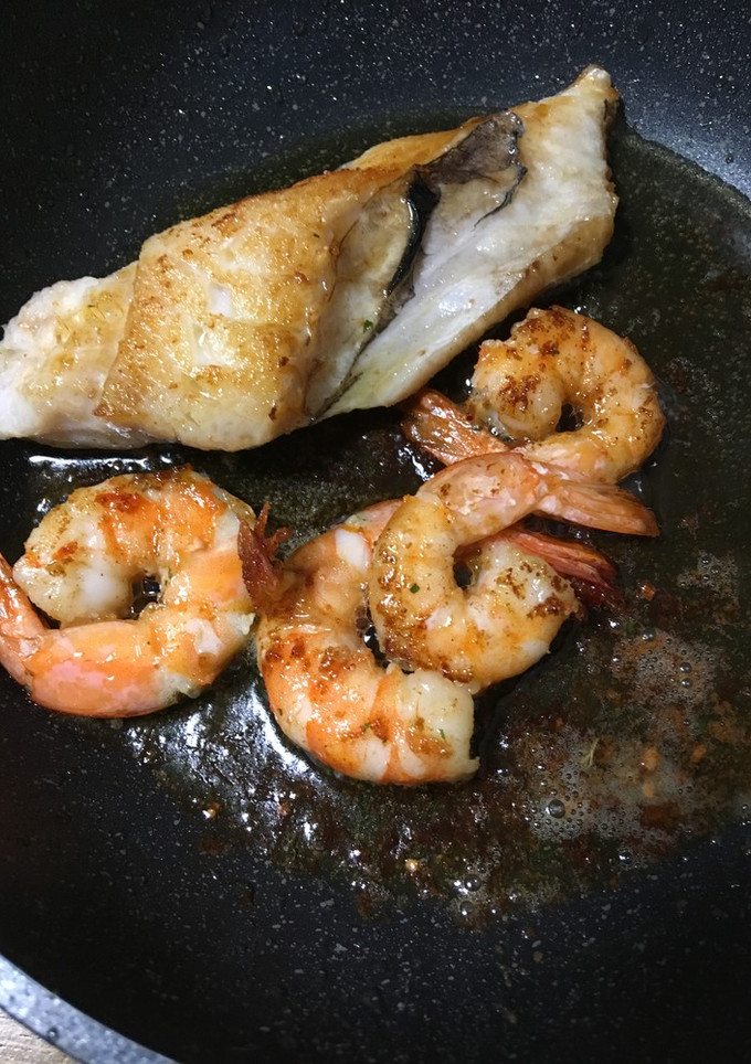 超簡単　エビと白身焼き-レシピのメイン写真