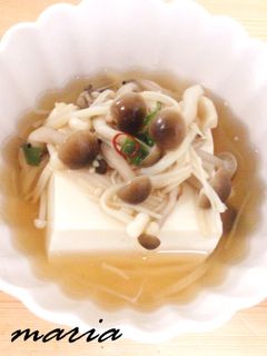 簡単★お豆腐ときのこのあんかけ-レシピのメイン写真