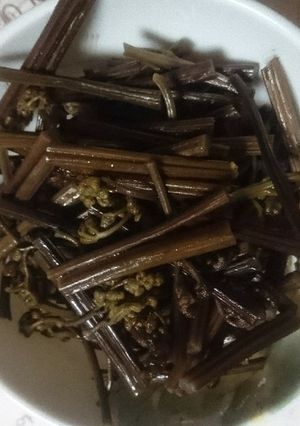 ワラビの酢漬け干し-レシピのメイン写真