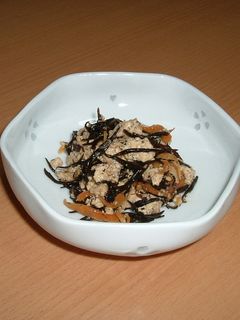 ひじきと豆腐の炒めもの-レシピのメイン写真