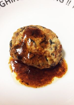 大葉とひじきのフワッと和風ハンバーグ♪-レシピのメイン写真