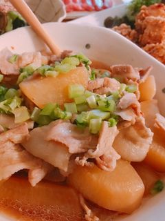 大根と豚バラ肉の煮物-レシピのメイン写真