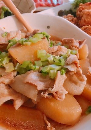 大根と豚バラ肉の煮物-レシピのメイン写真