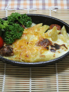 魚焼きグリルで仕上げるグラタン-レシピのメイン写真