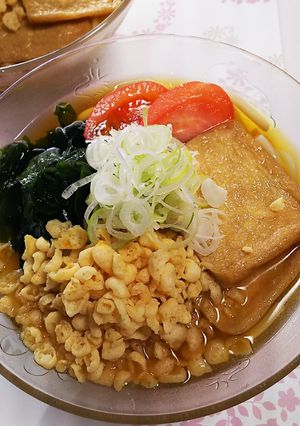 冷したぬきうどん-レシピのメイン写真