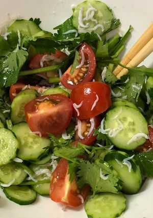 キュウリと香菜の冷菜-レシピのメイン写真