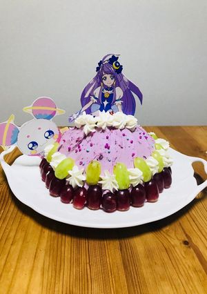 プリキュア♡キュアセレーネケーキ♡-レシピのメイン写真